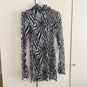 Zebra Print Dress